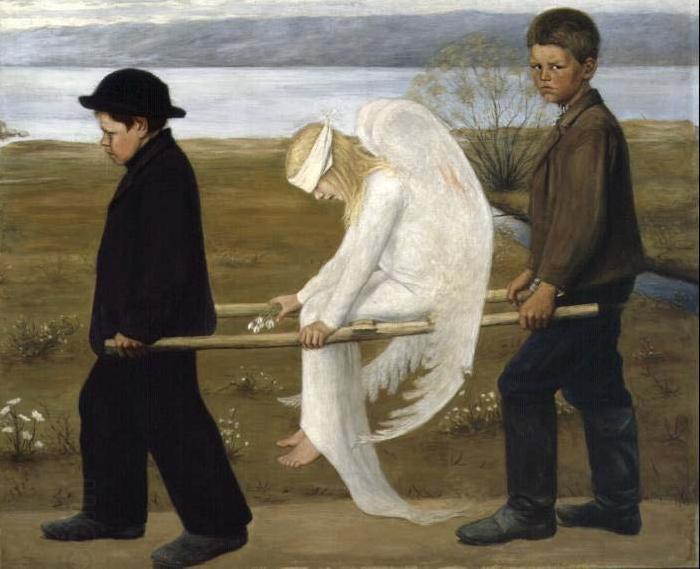 Hugo Simberg The Wounded Angel from 1903, China oil painting art